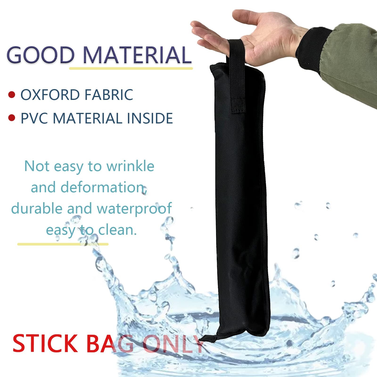 Drum Stick Bag - Portable Drumstick Holder with Hooks for Hanging, Storage Case
