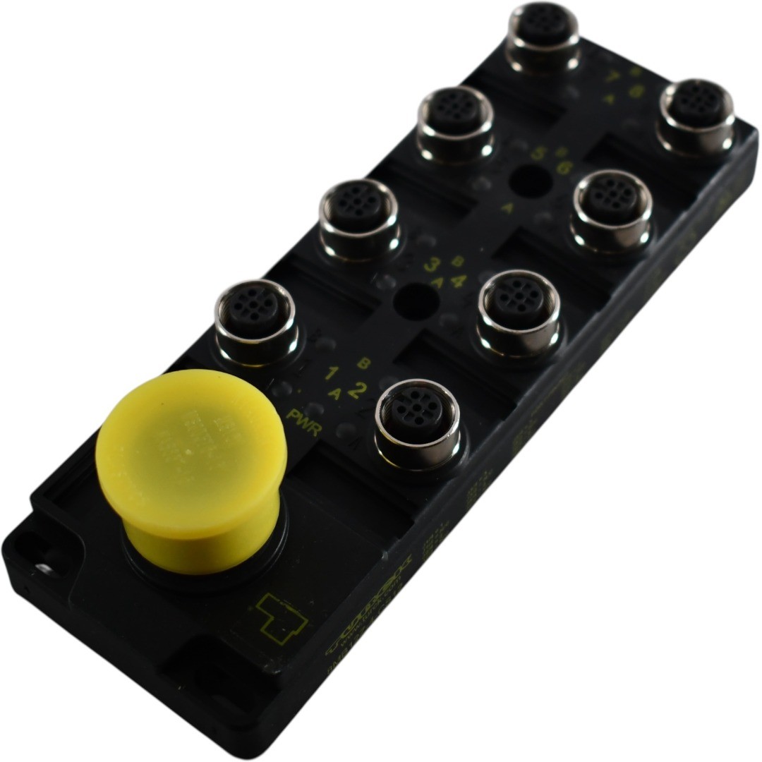 NEW Turck 8MB12Z-4-CS12 E8028573 8 Port M12 Eurofast Junction Box M23 Homerun