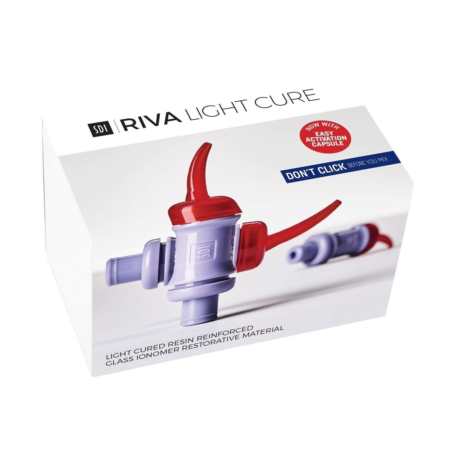SDI Riva LC Light Cure Glass Ionomer 50 Capsules - A2 Color