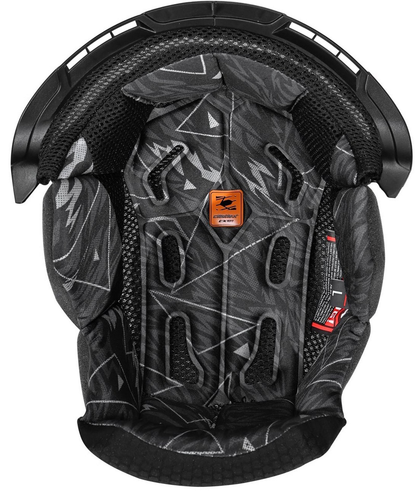 Castle X CX101 MX Helmet Inner Top Liner Pad Fluo Orange