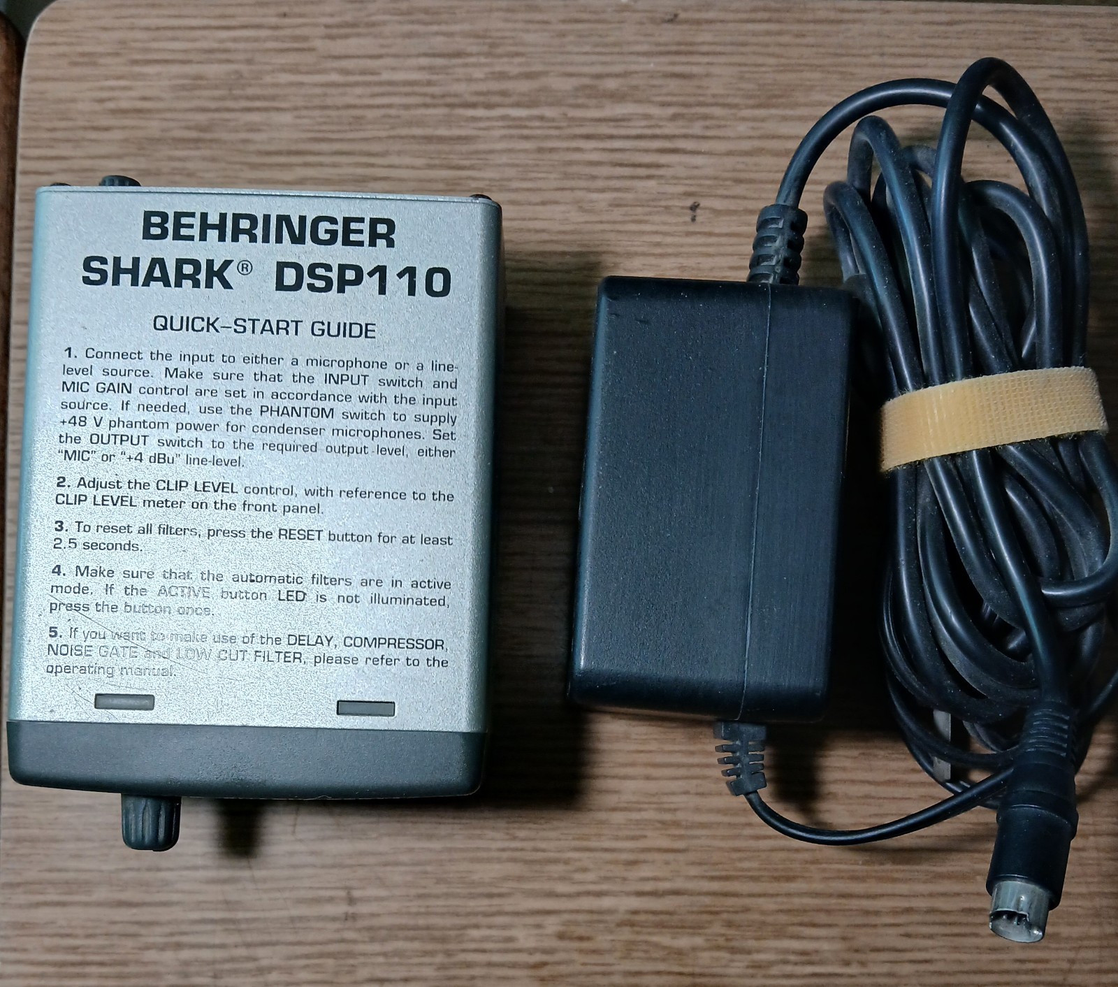 Behringer  SHARK DSP110 with Power Supply - Excellent Condition