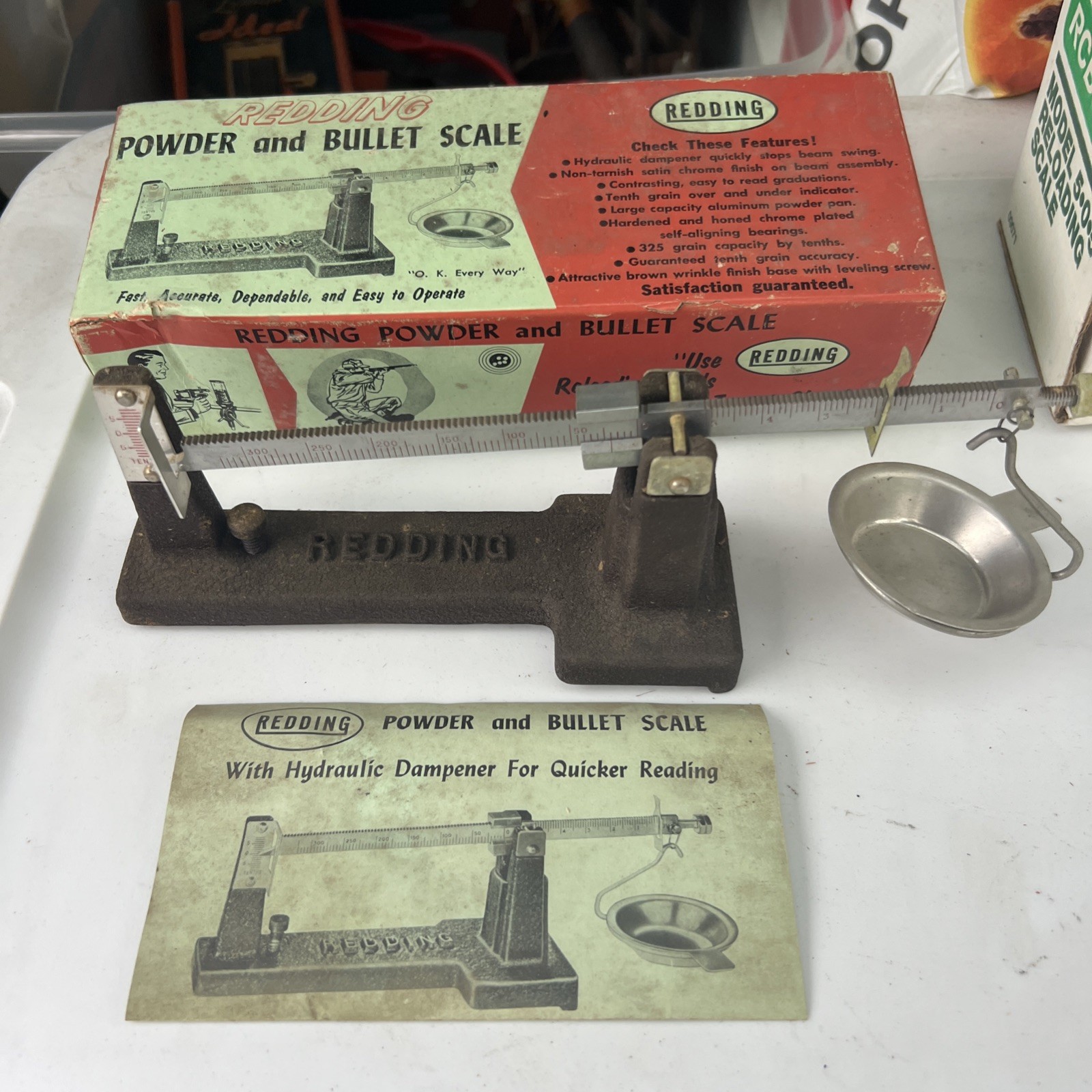 Redding Powder & Bullet Scale NOS