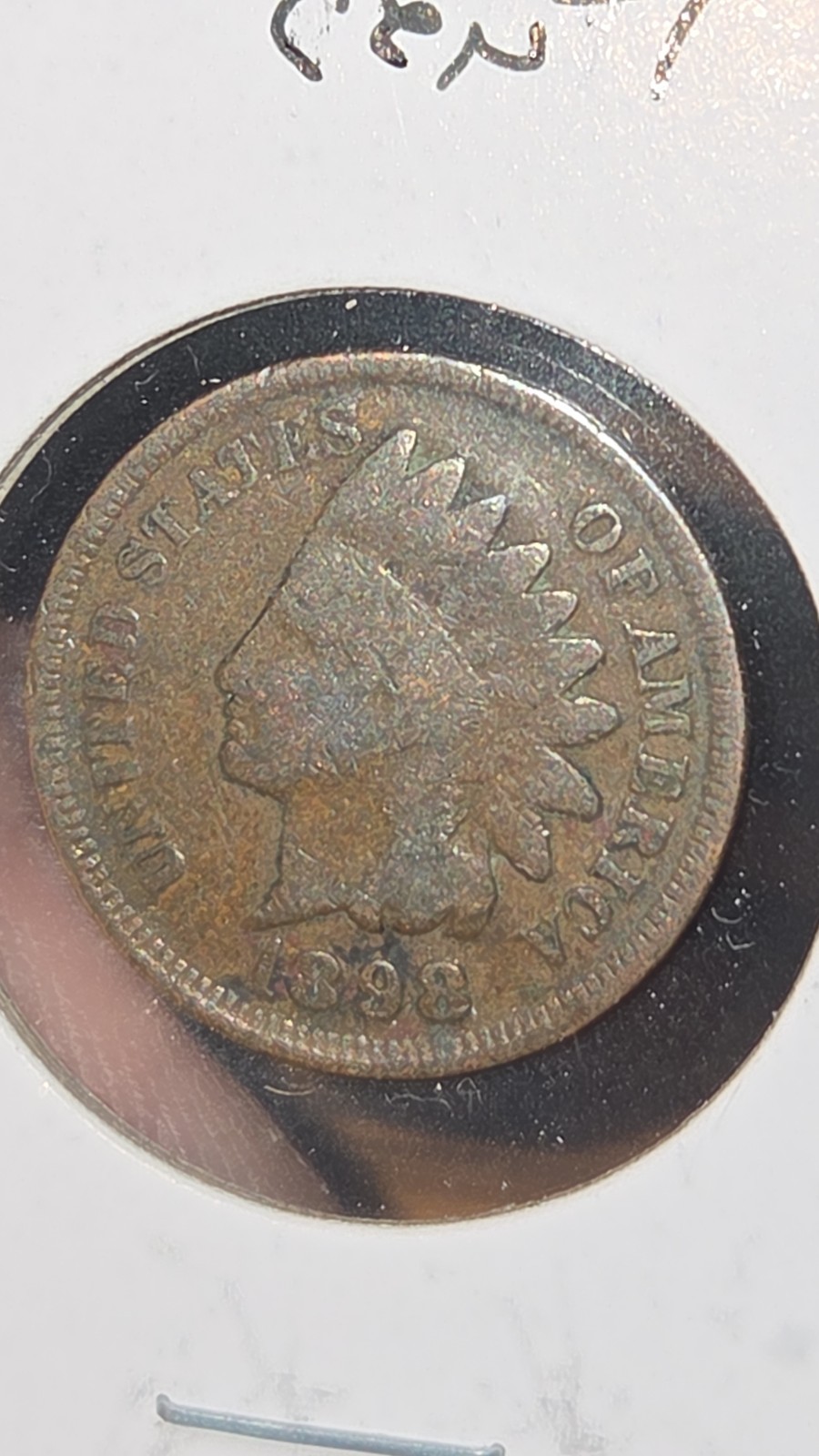 1898 Indian Head Cent Penny Good Condition