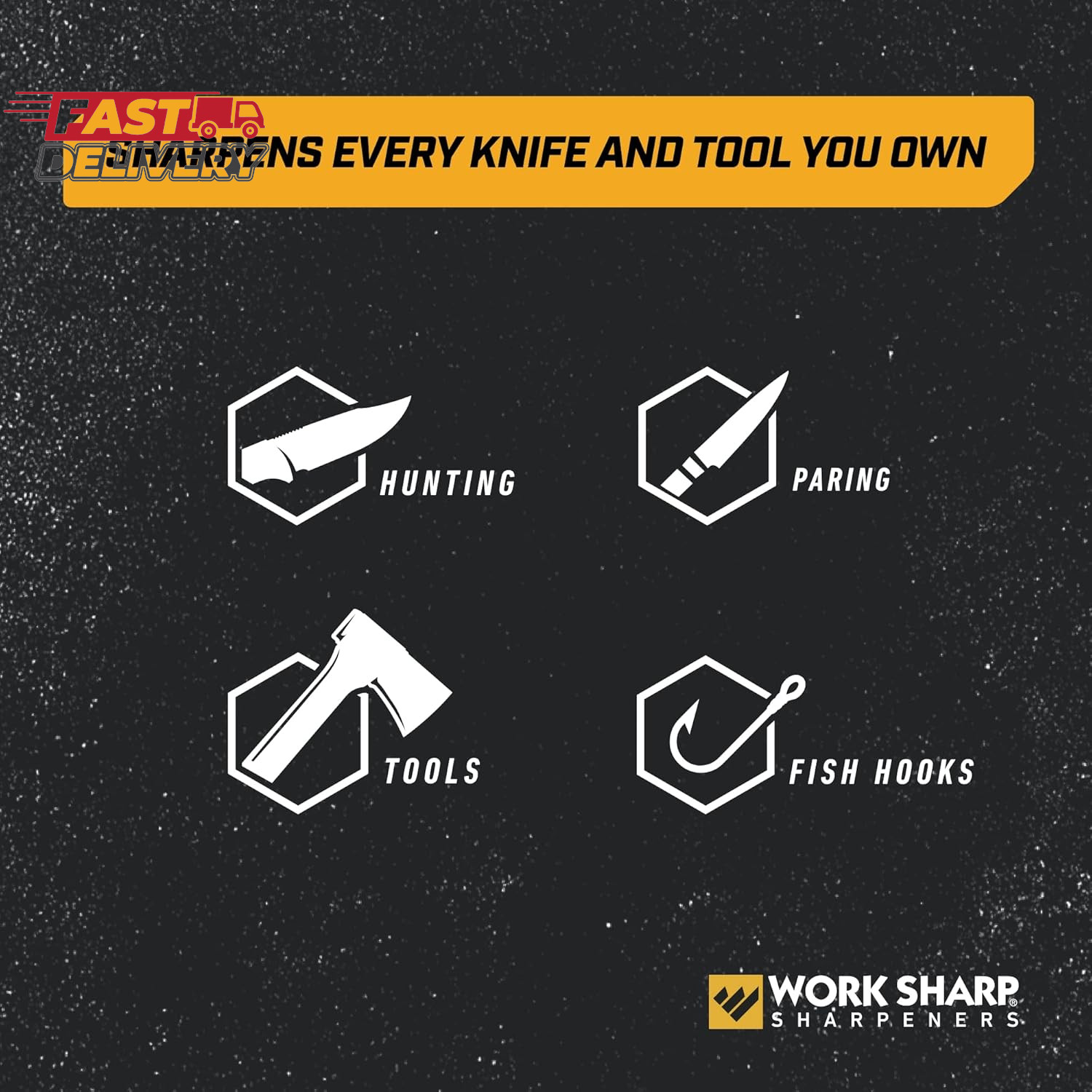 Work Sharp Portable Pivot Knife Sharpener, WSEDCPVT EDC Black