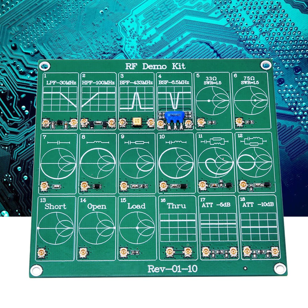 RF Demo Kit Test Module Vector Network Analyzer Board Filter/Attenuator Module