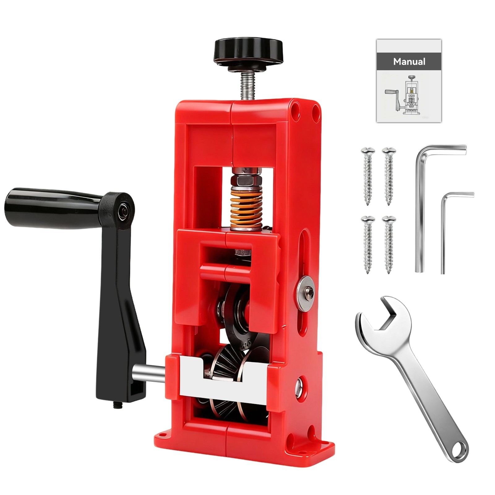 Wire Stripper Machine Hand Crank & Drill Driven Scrap Cable Peeler Tool 14AWG-1"