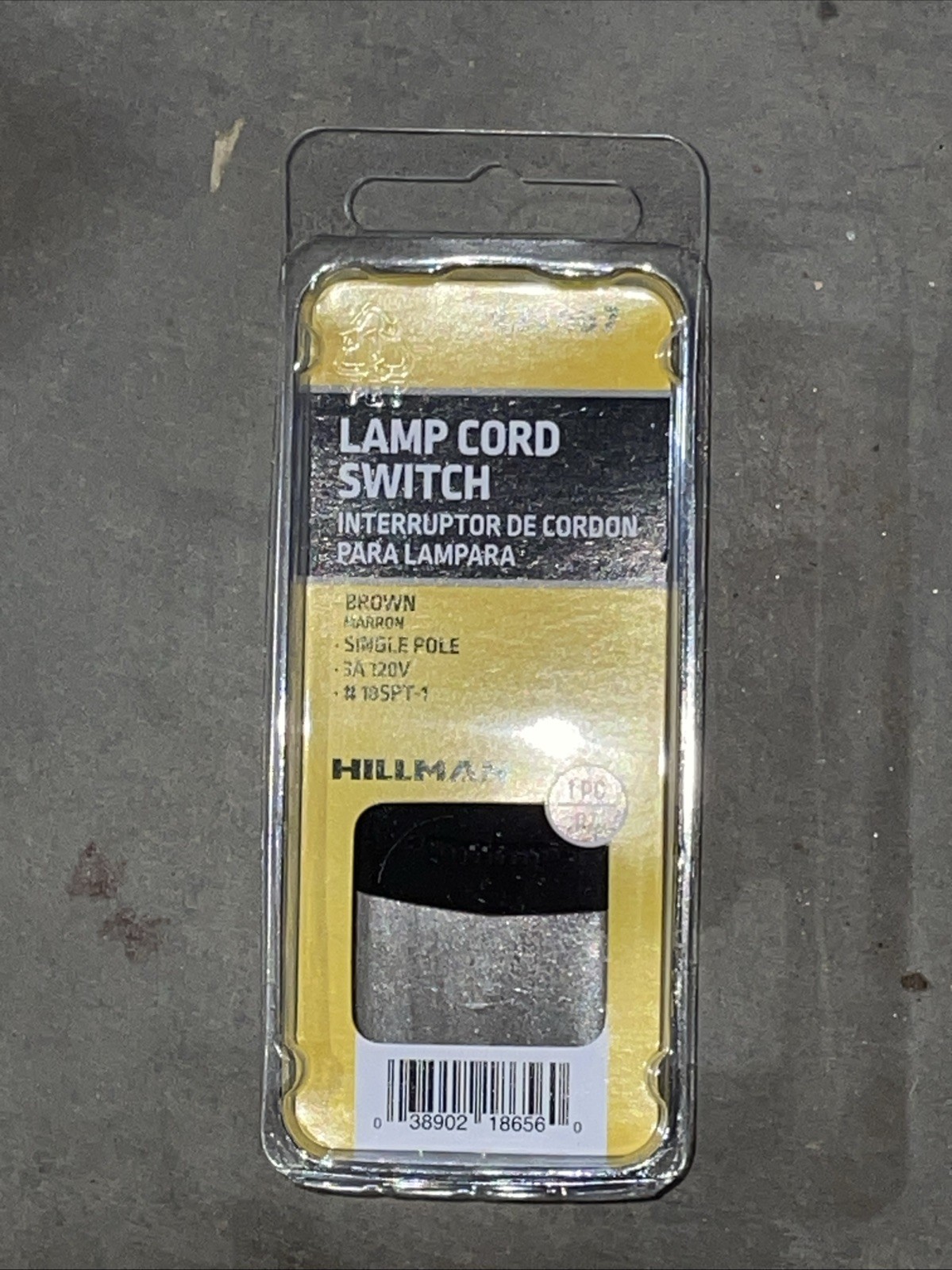 Hillman Single Pole Rotary Light Switch Brown 3A 120V AC 427667 2pack!