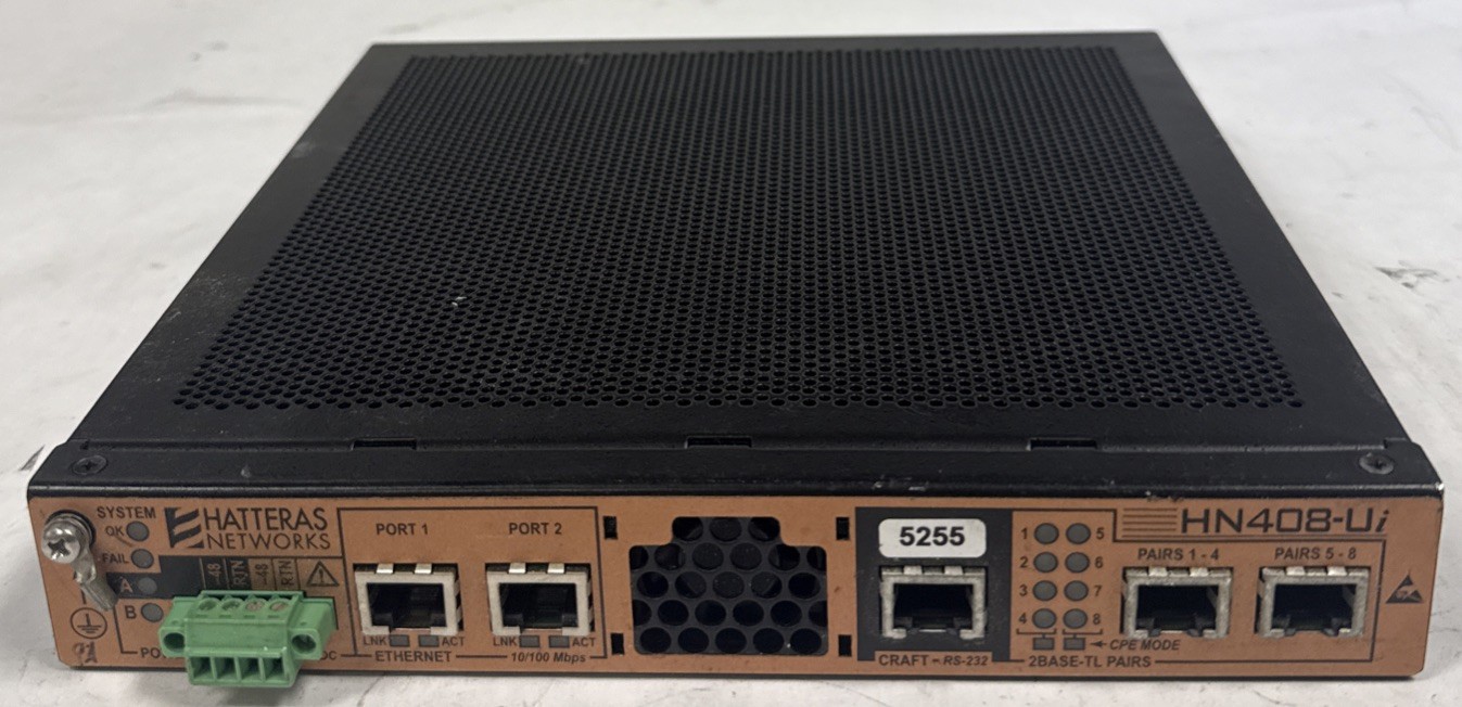 Hatteras HN408-U-2E-I-T Ethernet Modem 920401-2021-03