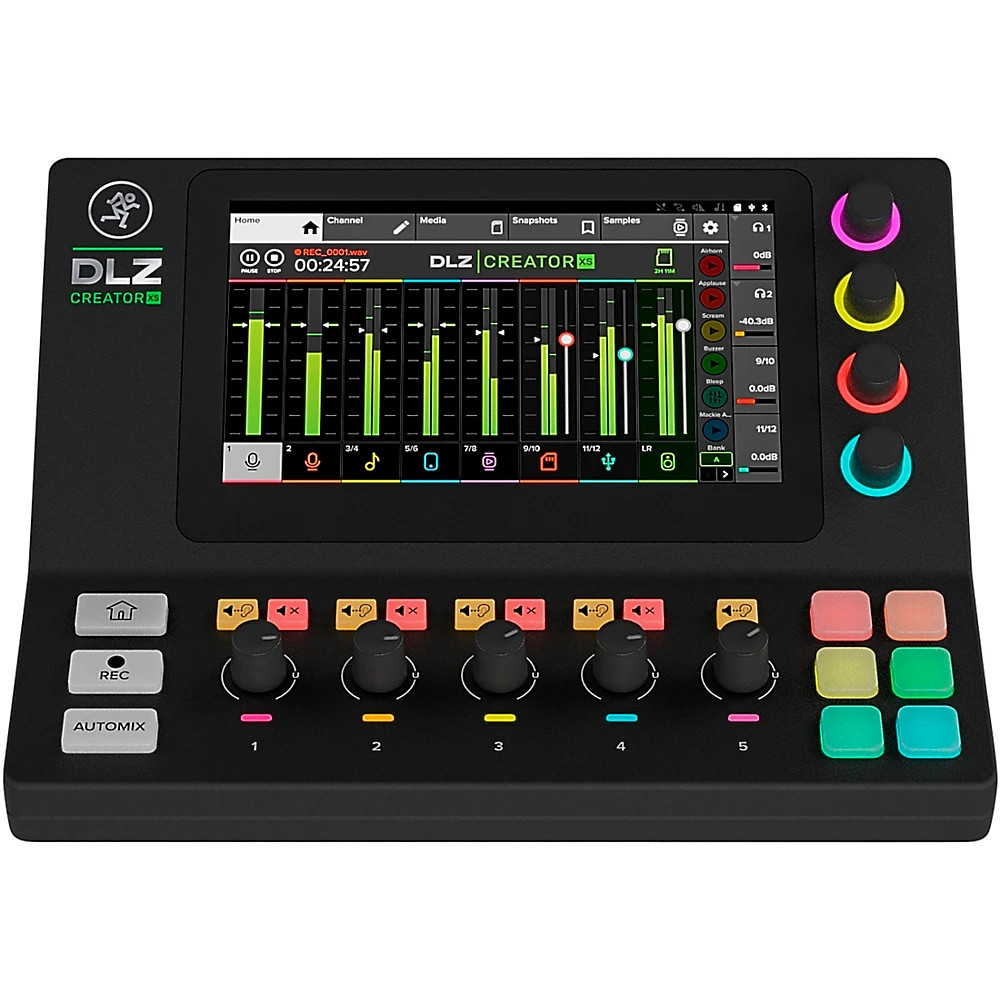 Mackie DLZ Creator XS Compact Adaptive Digital Mixer for Podcasting/Streaming