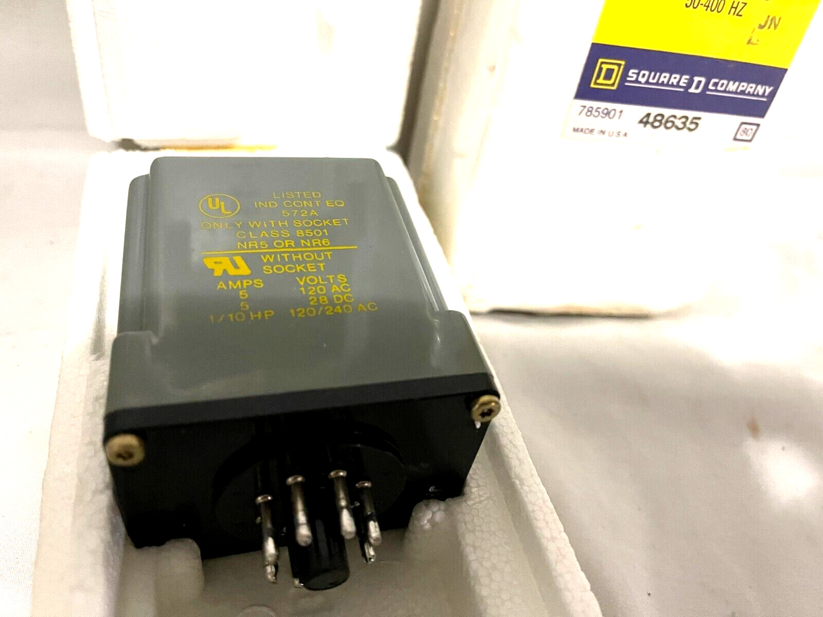 Square D 8501 JCK-13 Solid State Timing Relay (Lot Of 2)