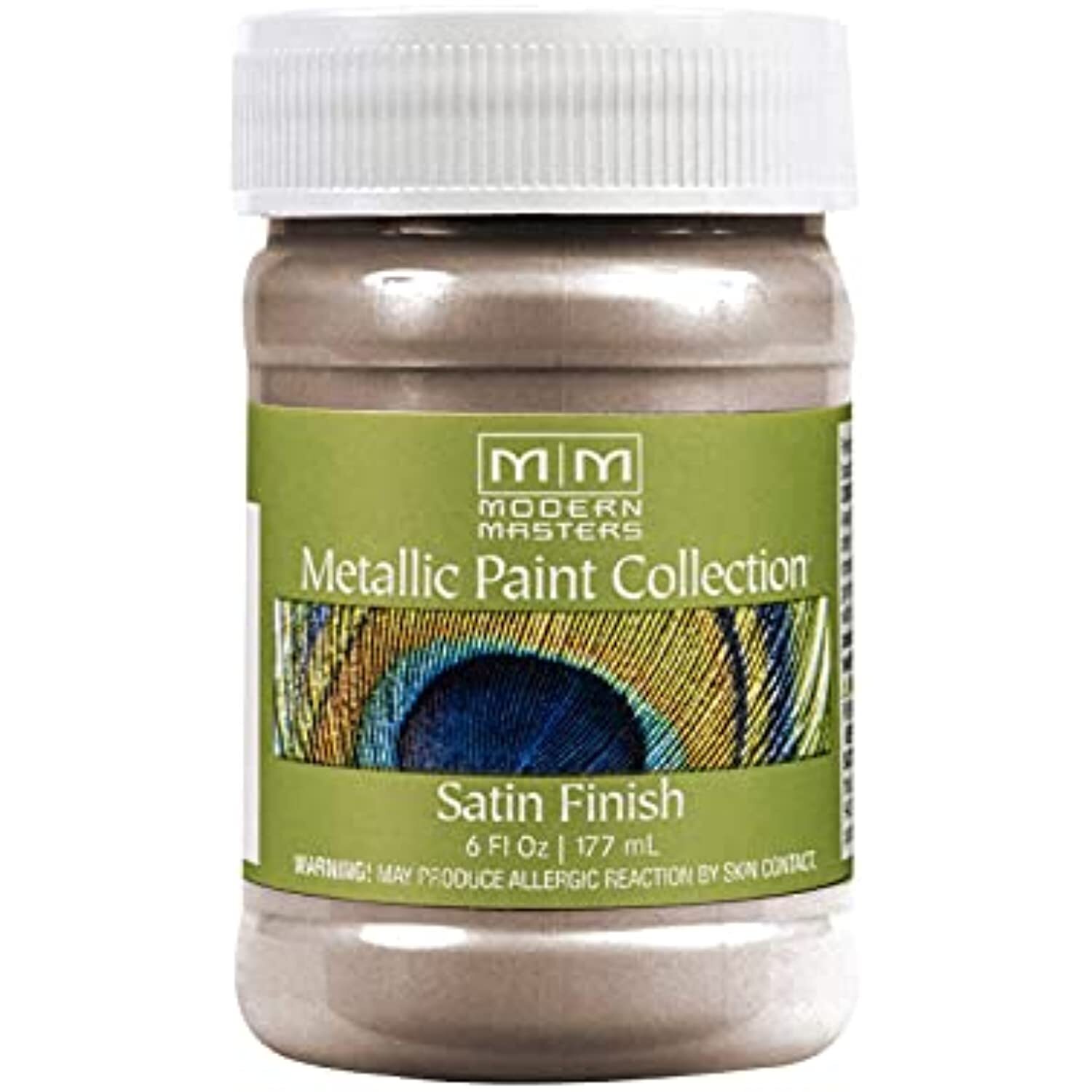 Modern Masters ME221-06 Metallic Warm Silver, 6-Ounce