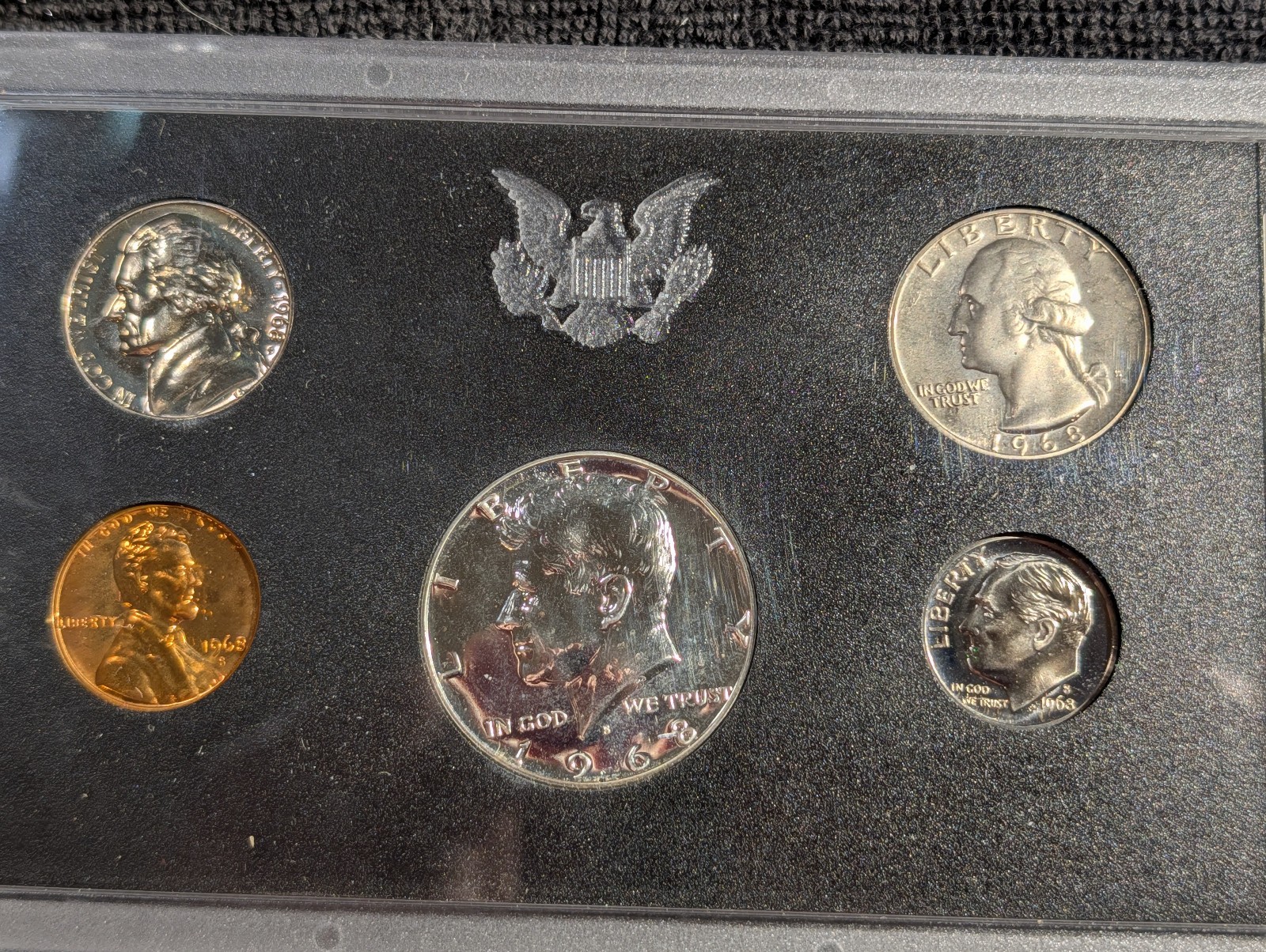 1968 US Proof set OGP 40% Silver Kennedy