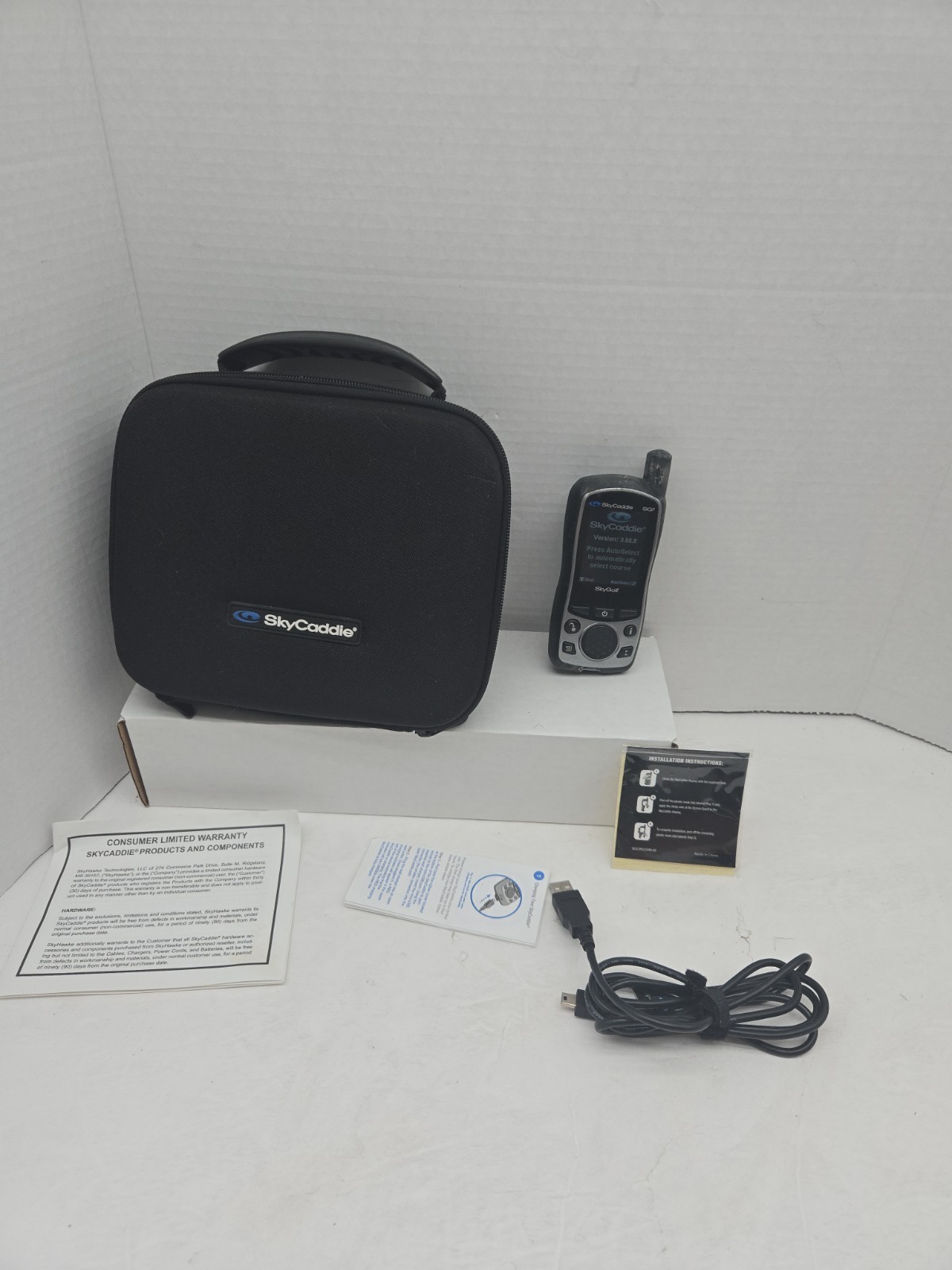 Sky Caddy Golf Cart SG5 GPS System Works With Case - Read