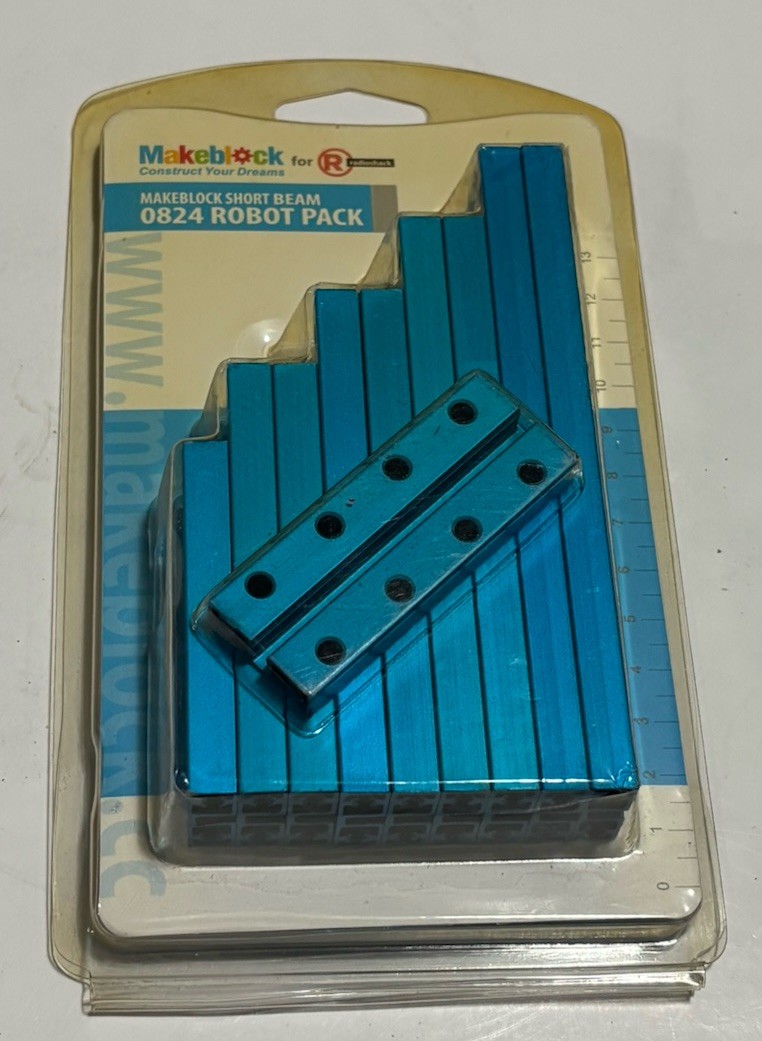 MakeBlock Radioshack - Short Beam 0824 Robot Pack-Blue