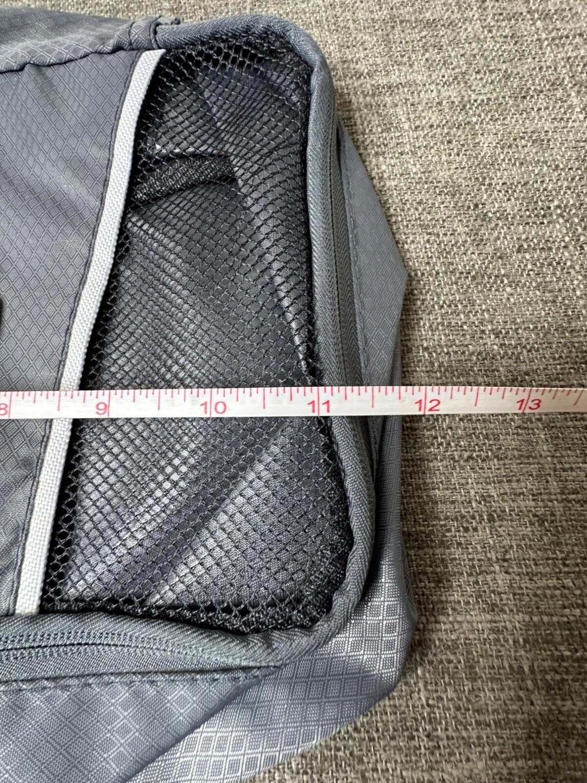 Binlon Luggage Packing Cube Set With Mesh Panel Grey 3 Pc
