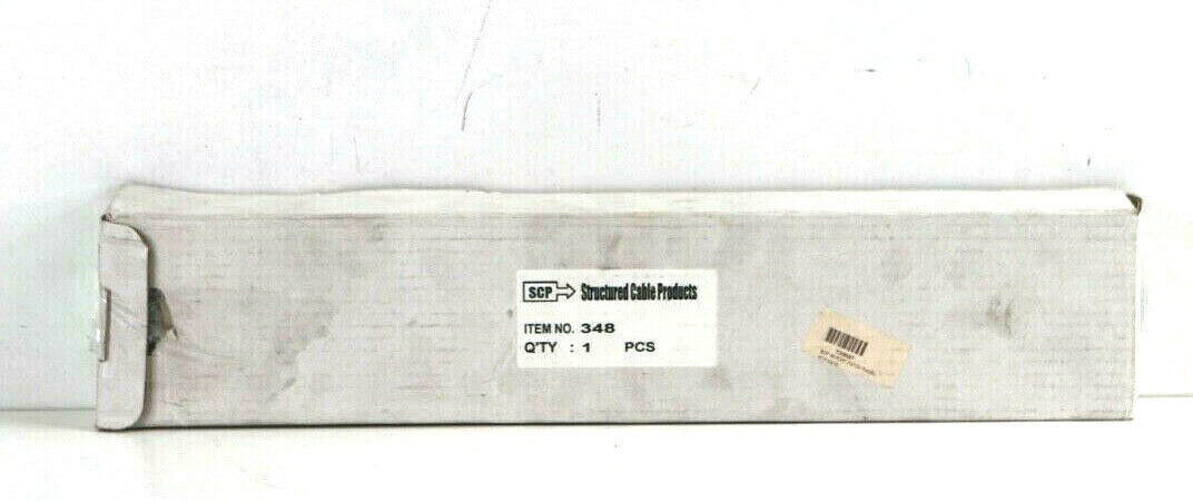 New Structured Cable Products SCP 348 48-Port Patch Panel For CAT5 CAT6 h110