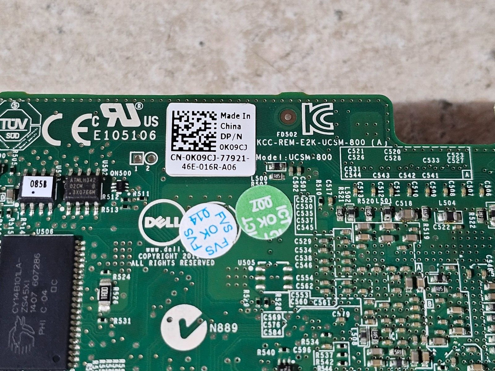 DELL PowerEdge R320 & Others H310 Mini Mono Raid Controller Card K09CJ