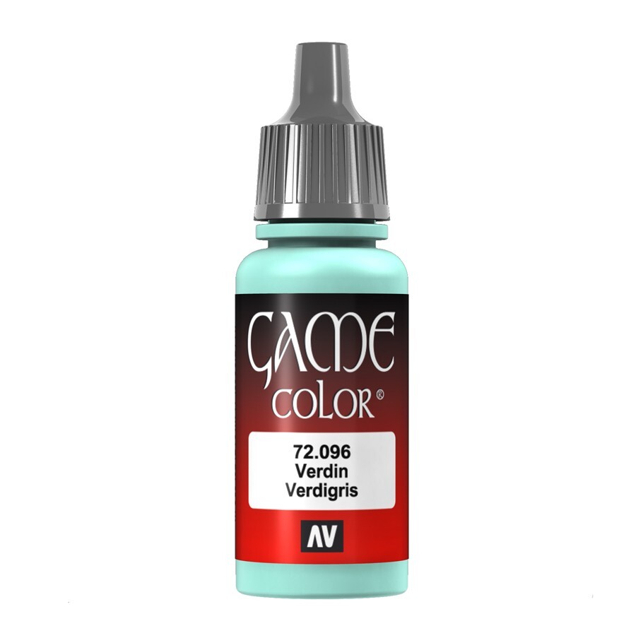 Vallejo Verdigris Game Color Acrylic Miniatures Paint 17ml VAL72096