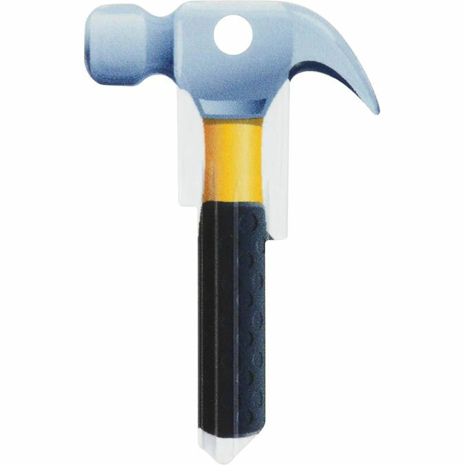 Hillman KW1/10 66/97 Novelty Decorative Kwikset Hammer Shaped House Key Blank