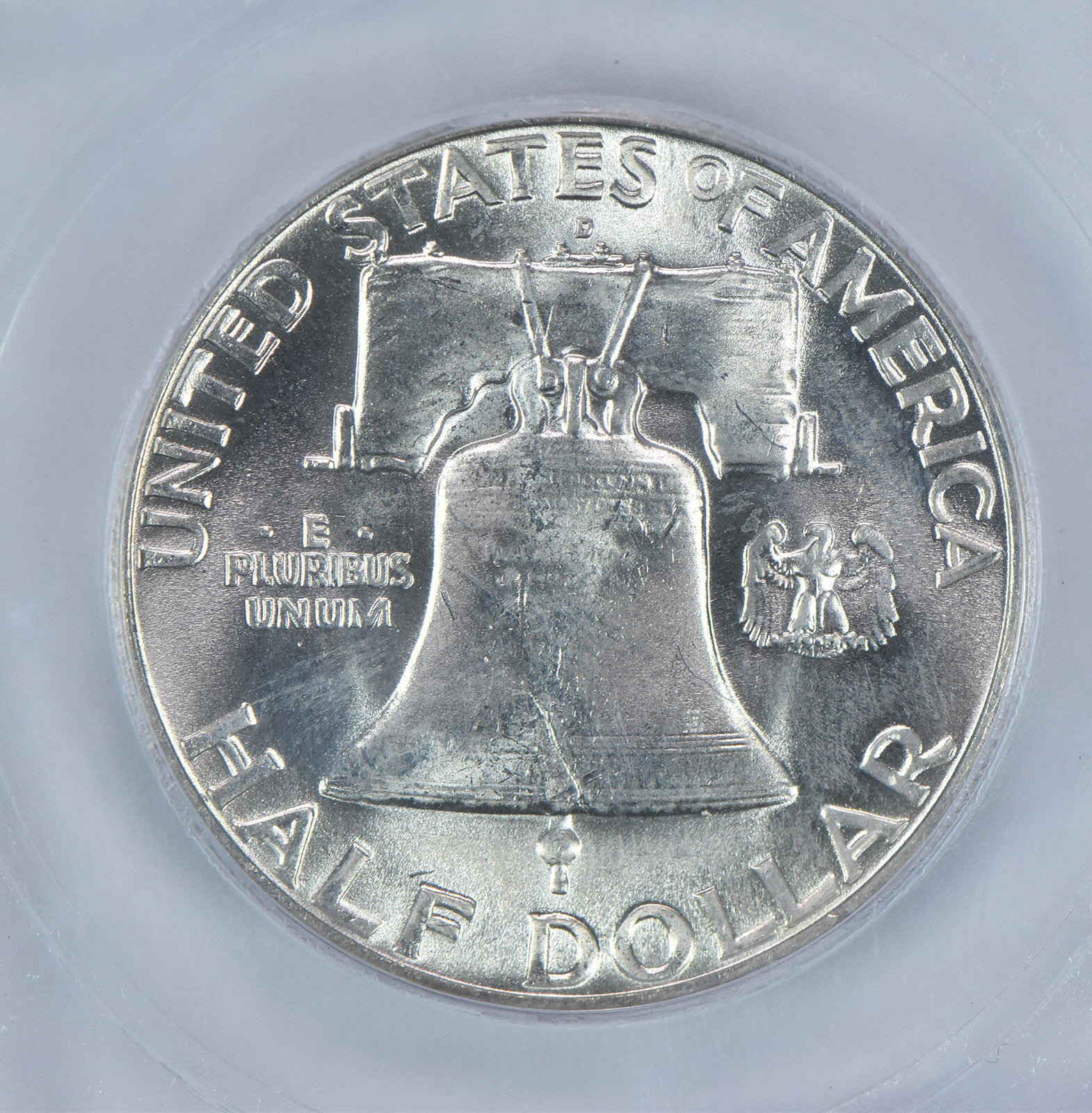 1960-D Franklin Half Dollar MS65 ICG