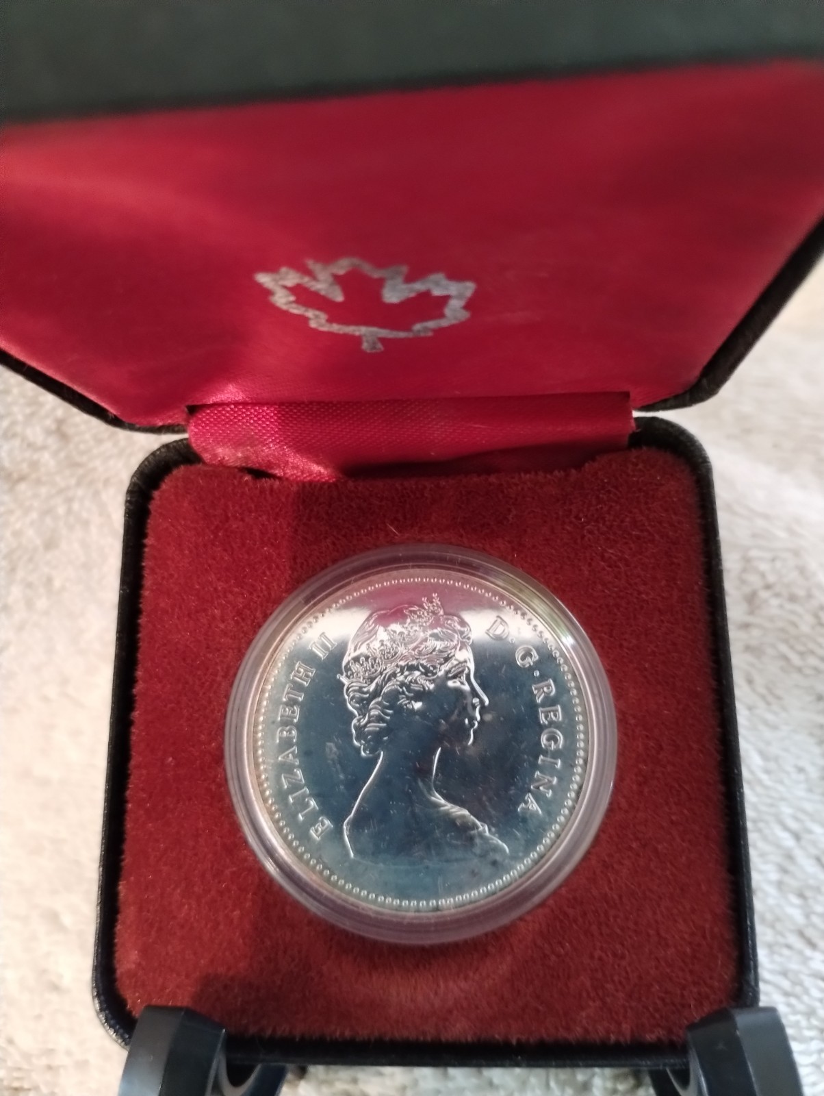 1980 Royal Canadian Mint Arctic Territories Polar Bear Silver Proof