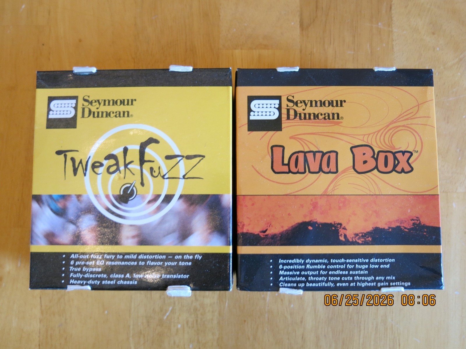 Seymour Duncan Tweak Fuzz & Lava Box - Two Pedals