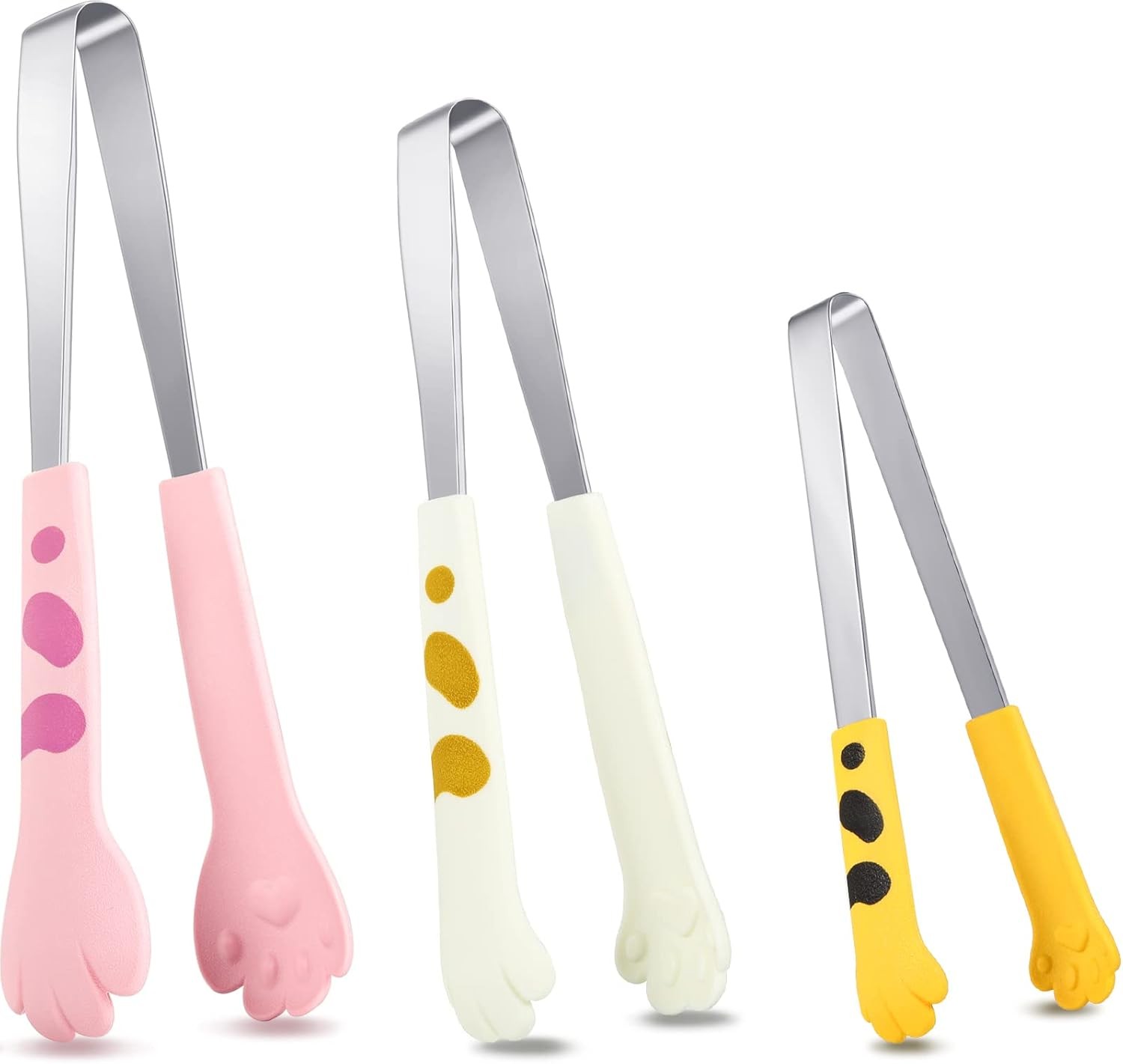 Cat Paw Tongs Kawaii Food Stainl Steel Kitchen Tongs Cute