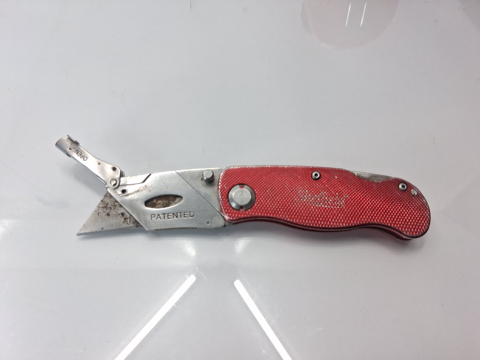Sheffield Folding Utility Knife w Pocket Clip