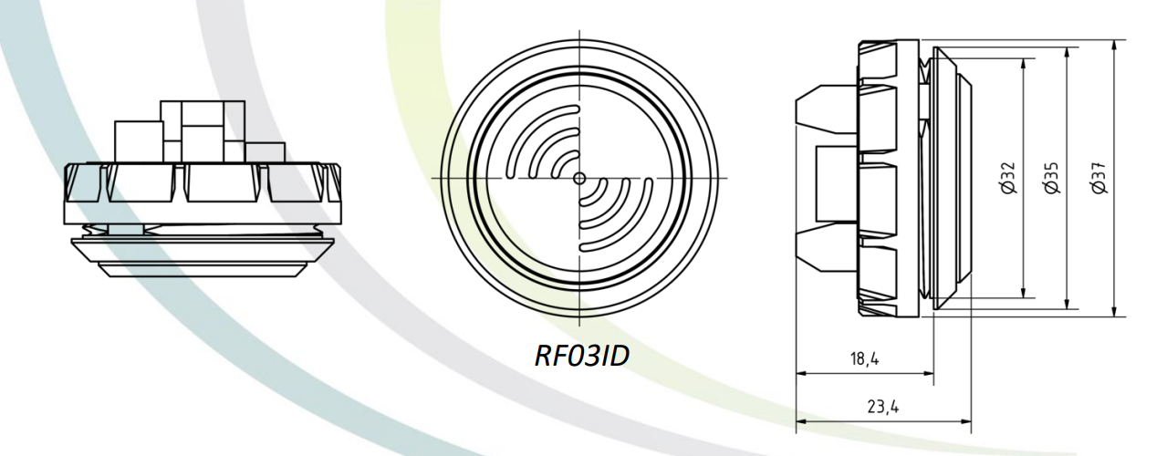 KeyReader RF03ID - RFID reader 125kHz