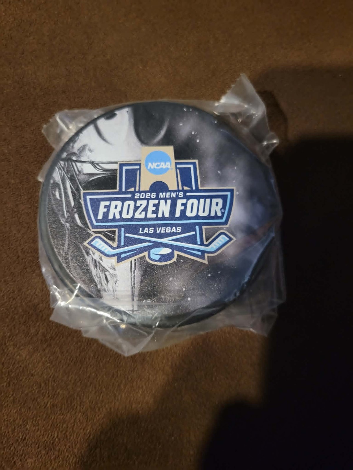 2026 Frozen Four Las Vegas LOGO Hockey Puck