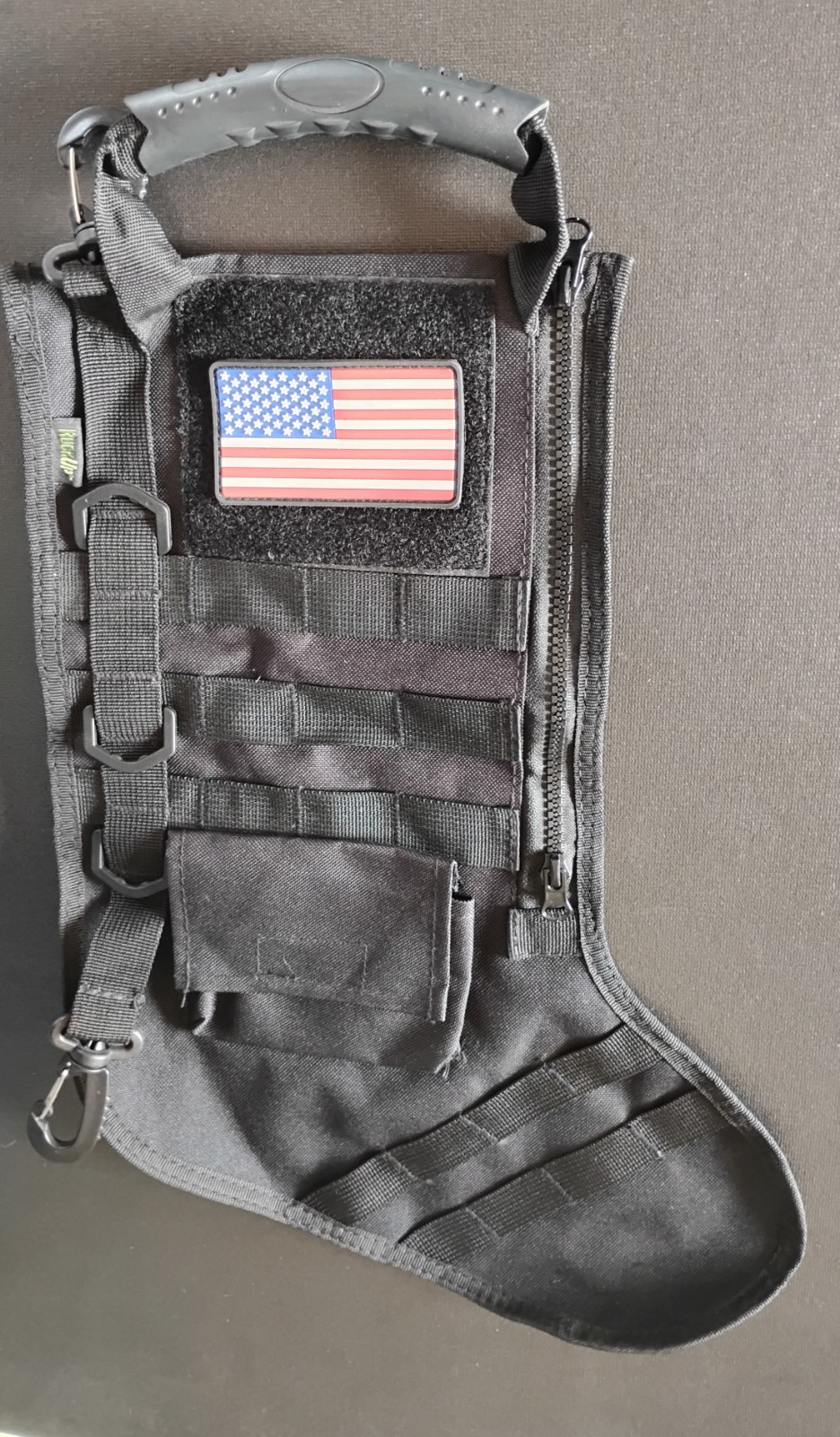 HARDLAND Ruck Up Tactical Christmas Stocking with USA Patch