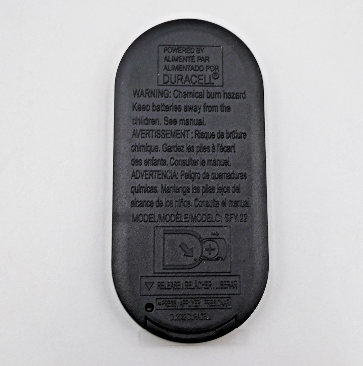 OmniBreeze Oscillating Tower Fan Remote Control OEM Replacement Battery Pull Tab