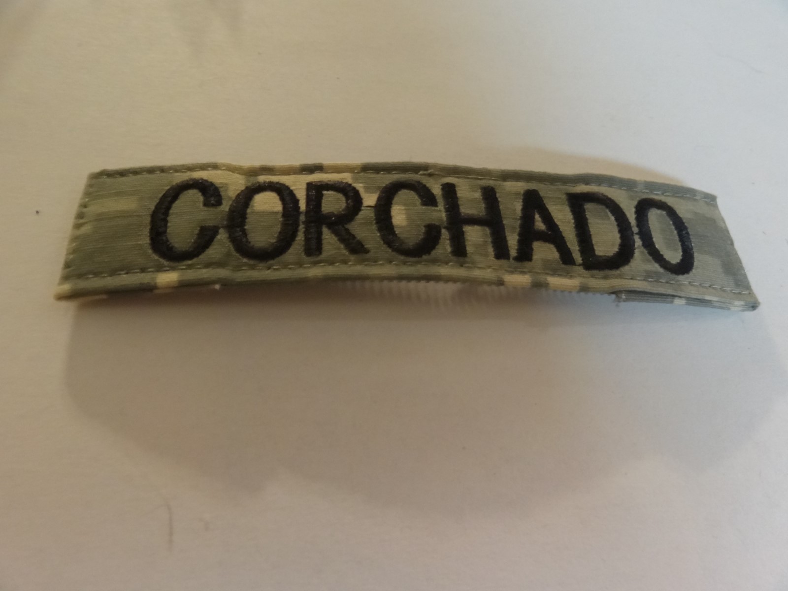 MILITARY US ARMY PATCH FOR ACUS DIGITAL HOOK LOOP BACK NAME TAPE WITH CORCHADO