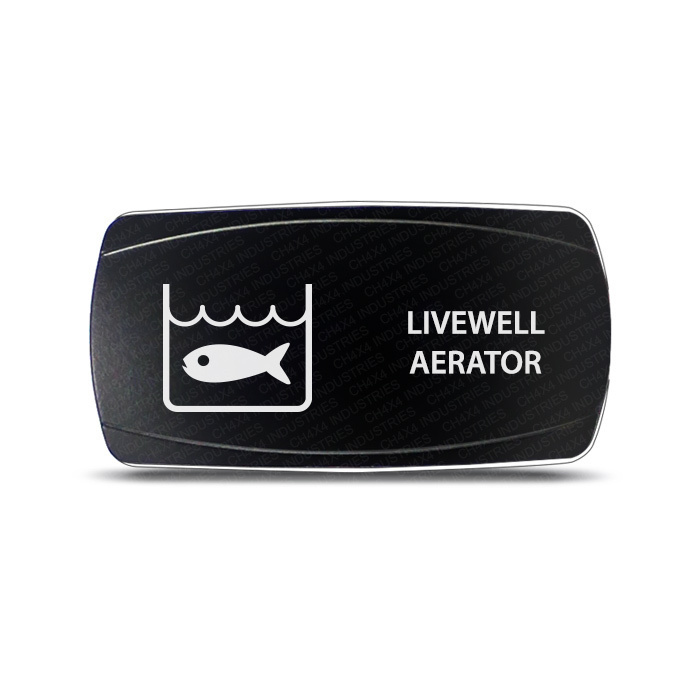 CH4X4 Marine Rocker Switch Livewell Aerator Symbol 2