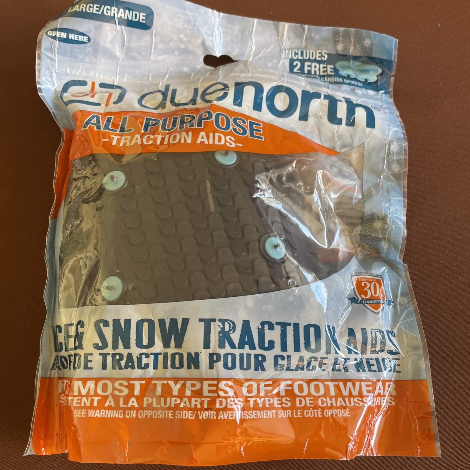 NEW Due North V3550270-M Traction Device for Shoes and Boots Black Large