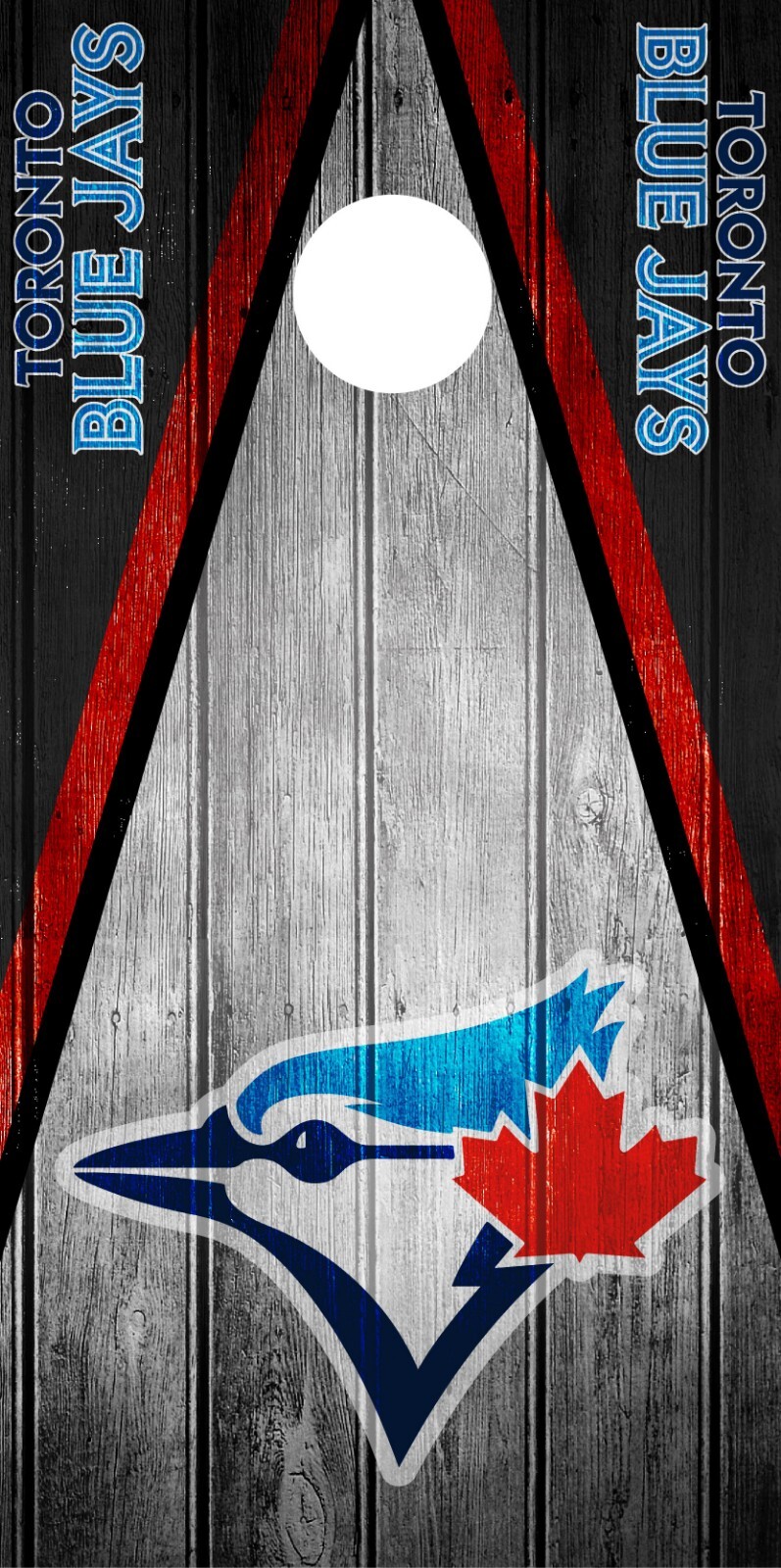 SINGLE Toronto Blue Jays Cornhole Wrap Skin Game Board Decal Vintage Vinyl DT129
