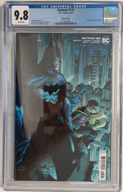 BATMAN #125 JIM LEE SCOTT WILLIAMS COVER CGC 9.8 1ST APPEARANCE OF FAILSAFE DC