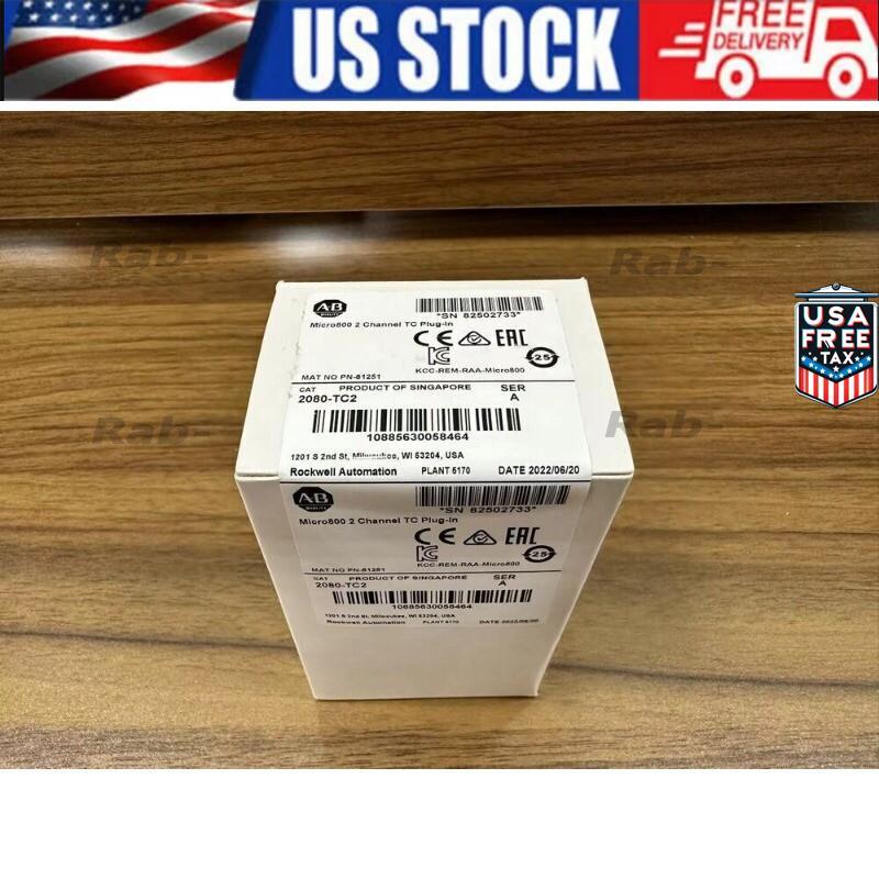 2080-TC2 SER A AB Micro800 2-channel TC Plug-in New Factory Sealed