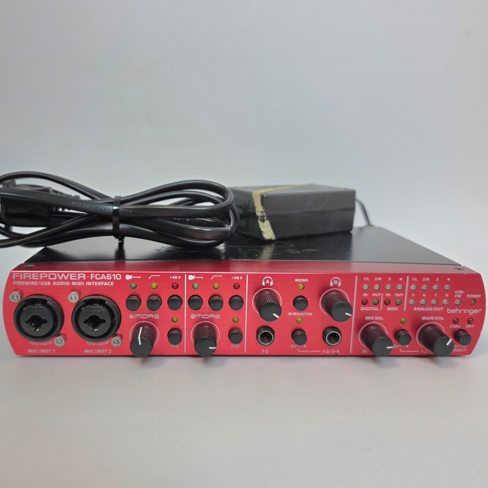 Behringer Firepower FCA610 FireWire USB Audio MIDI Interface READ DESCRIPTION