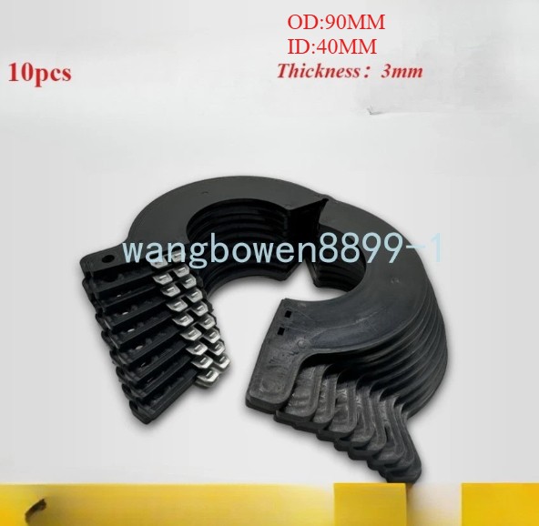 10pcs Bucket Pin Shim Kit 40mm for Excavator And Skid Steer 3mm T Detachable