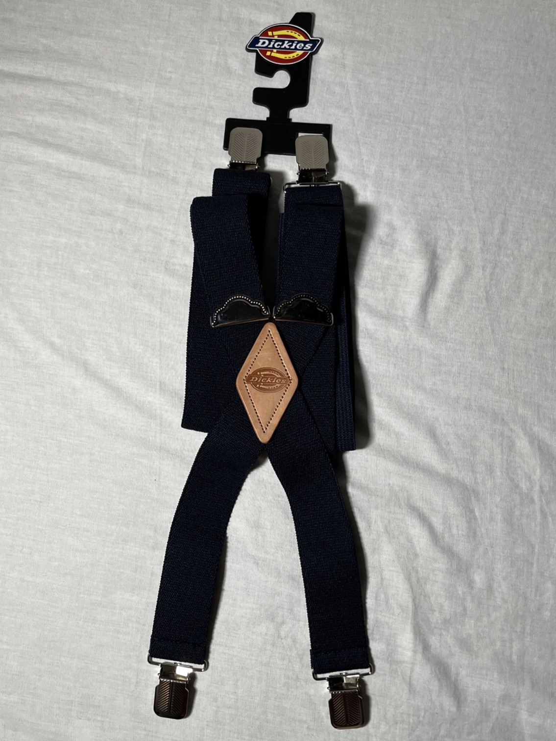 NEW! Dickies Men's 1-1/4 Straight Clip Suspender, Navy, One Size *FREE SHIPPING*
