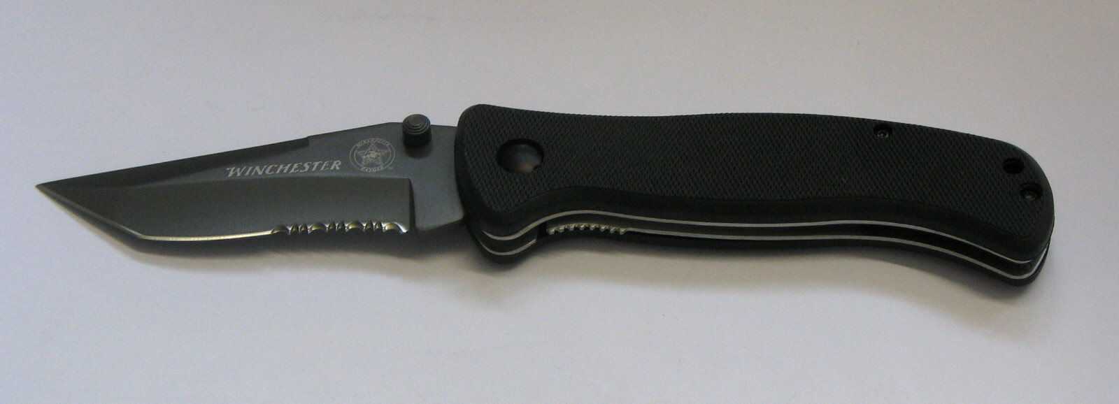 Winchester stake out pocket knife one-hand knife linerlock knife 440-steel