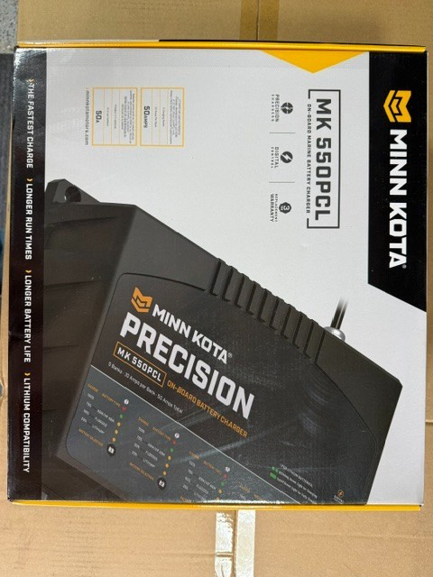 Minn Kota On-Board Precision Charger MK-550 PCL 5 Bank x 10 AMP BRAND NEW IN BOX