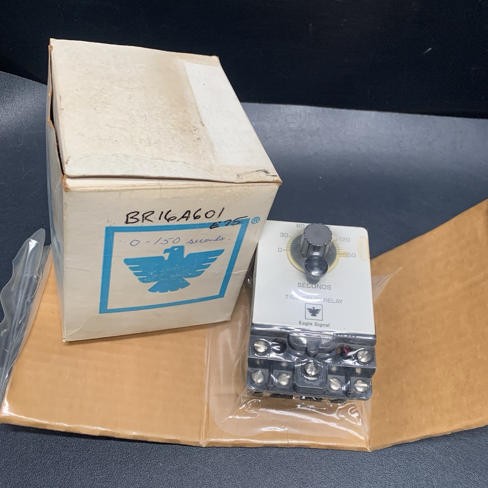 Vintage Eagle Signal BR16A601 0-150 Second E75 120V 60 Hz Timer Made In USA