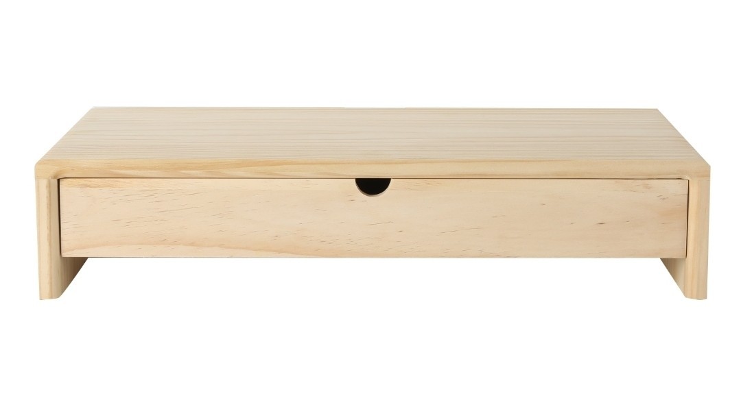 Pen + Gear Wooden Monitor Stand - NEW In Box