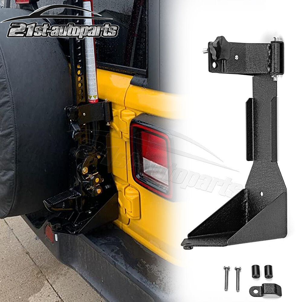 For Jeep Wrangler JK | JL Rear Door Heavy Duty Steel Hi-Lift Jack Mount Bracket