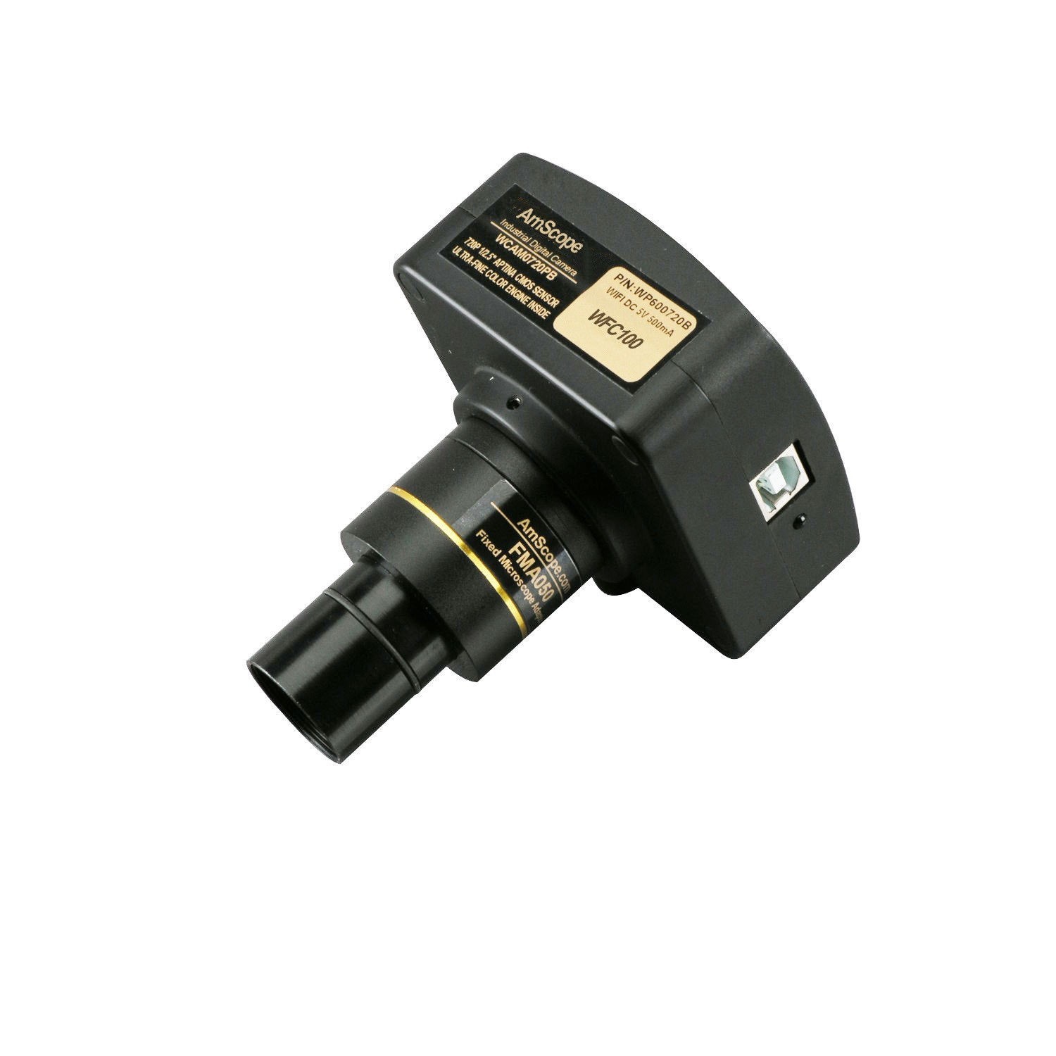 AmScope WF100 720p Wi-Fi Microscope Digital Camera new
