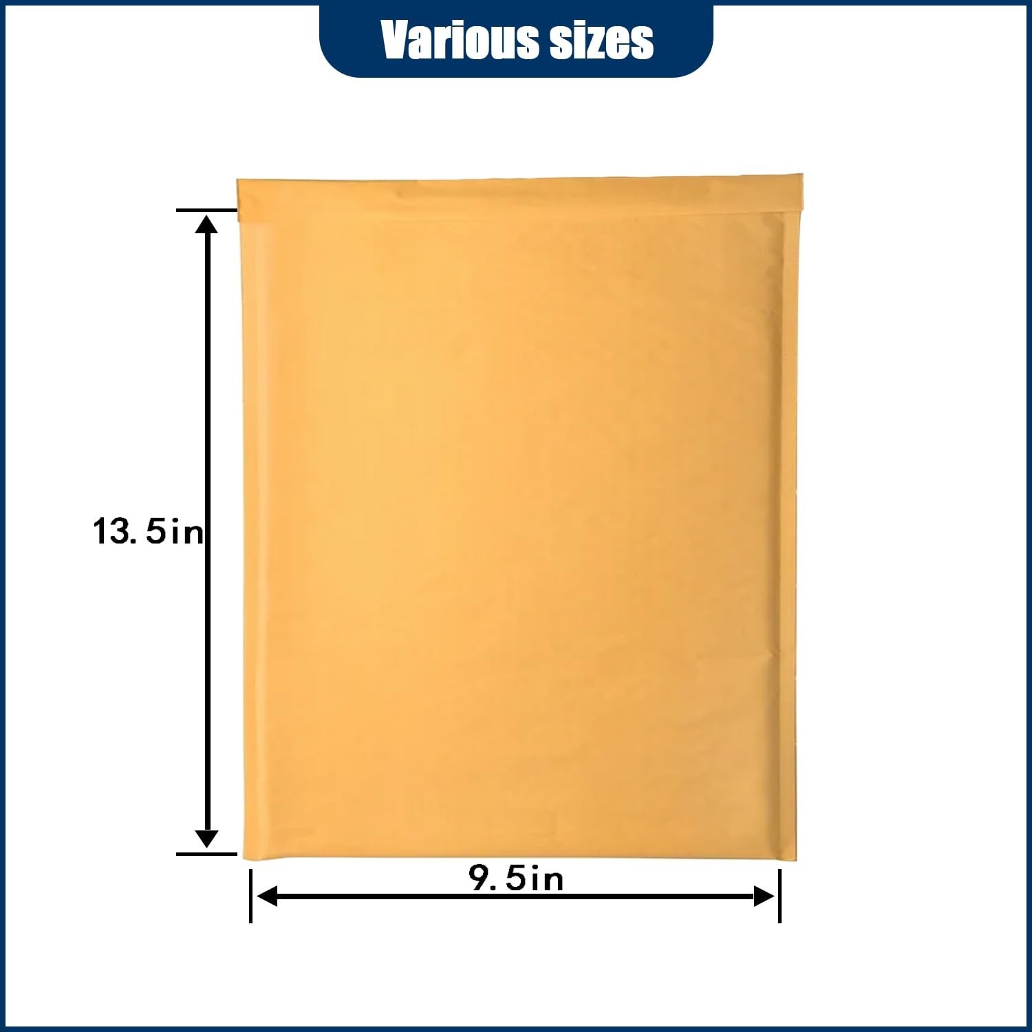 Bubble Mailer Envelopes, 50 Pack Kraft Padded Envelopes, Large Bubble Mailers...