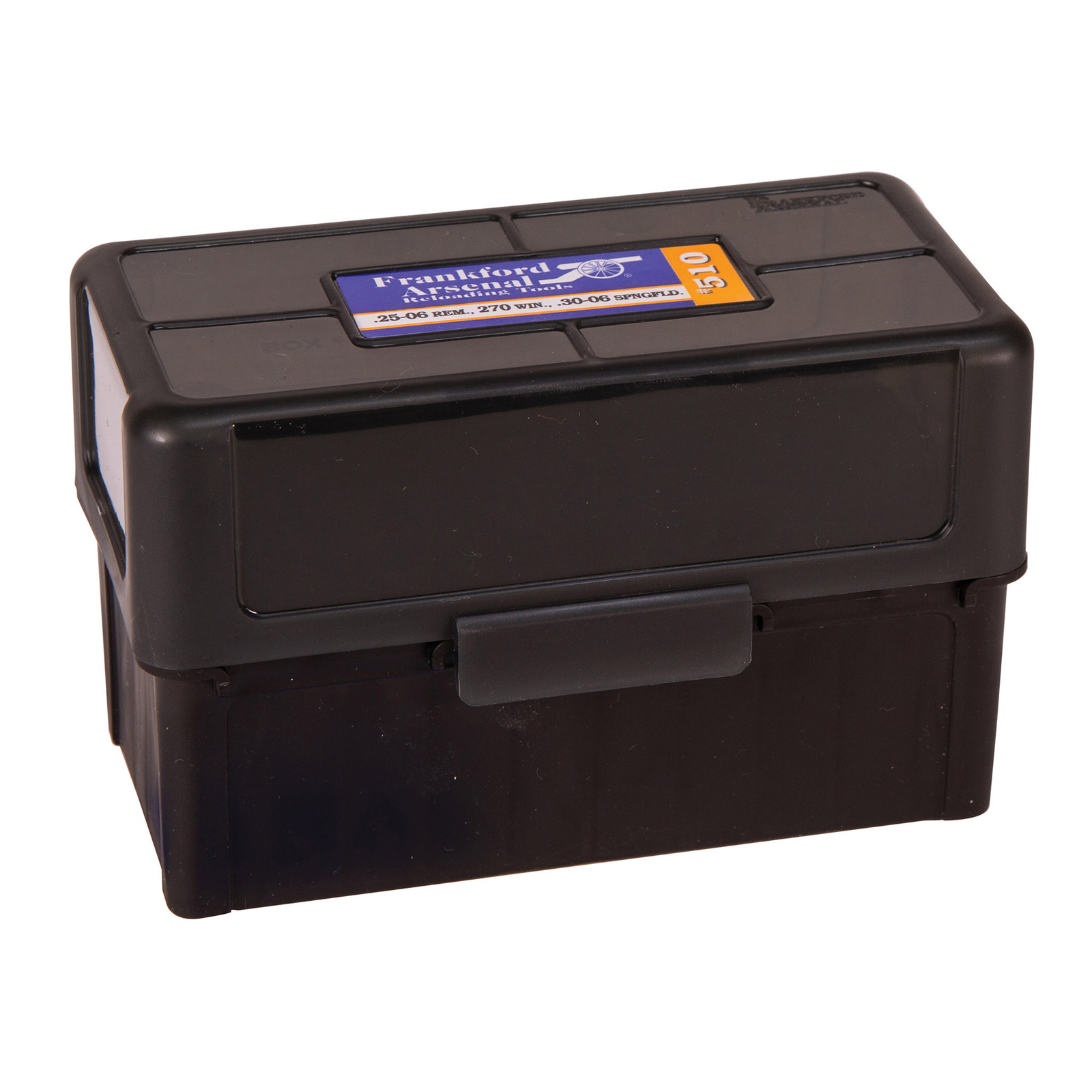 Frankford Arsenal Hinge-Top Ammo Box for 50 Rounds Fits .30-06, .270 & .410