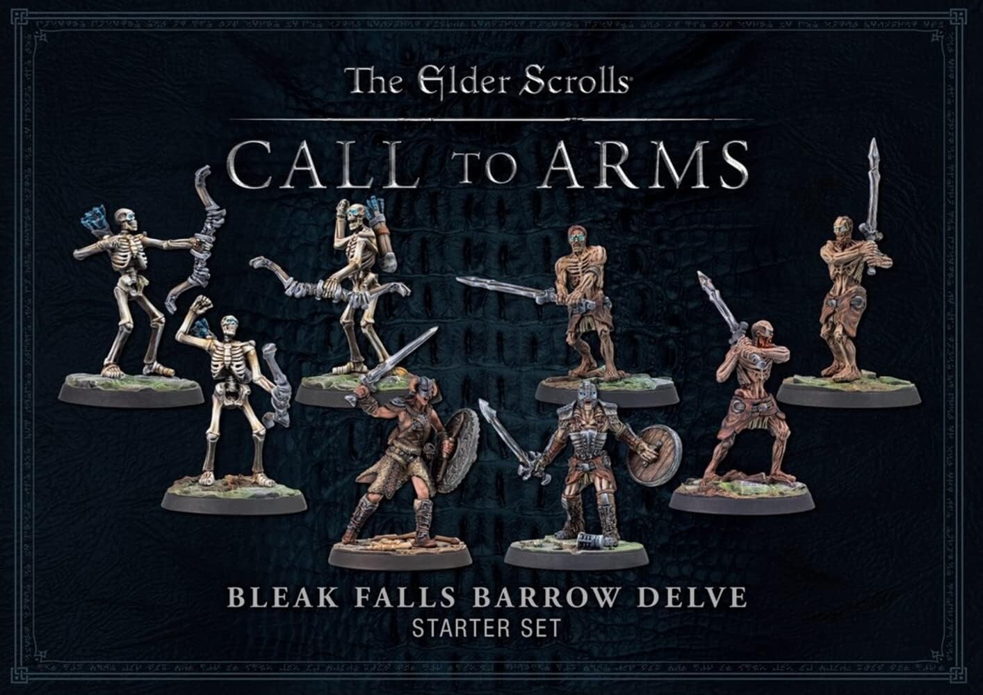 The Elder Scrolls: Call To Arms - Core Rules and Miniatures Set Lot NEW